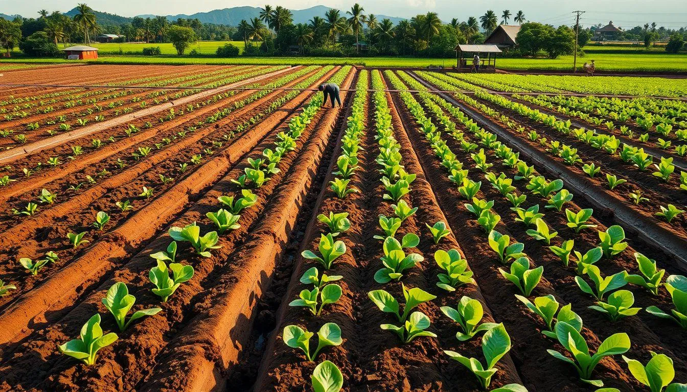Cara Menanam Kangkung di Tanah Terbuka (c) Ilustrasi AI