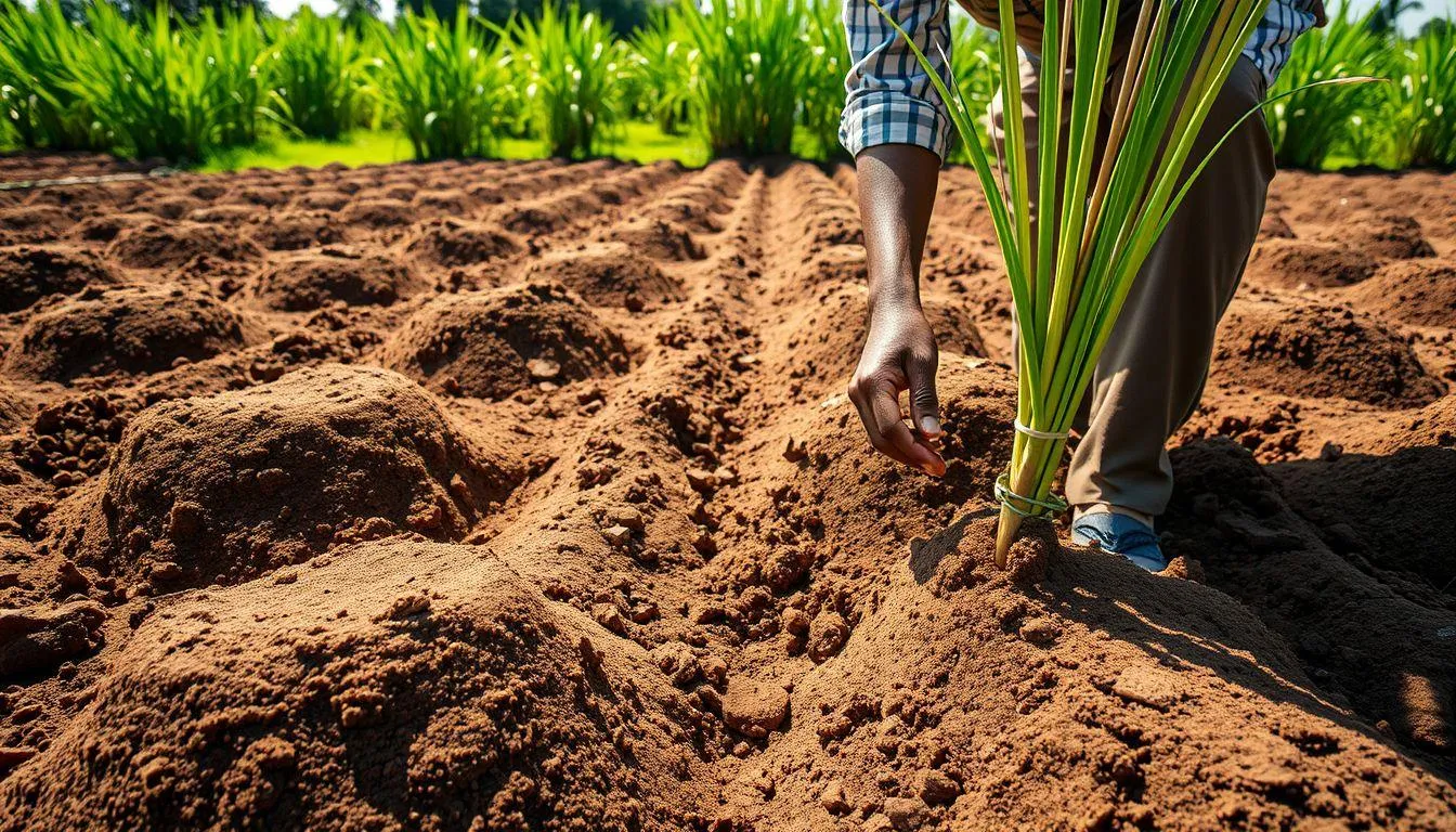Teknik Menanam Rumput Gajah untuk Pakan Ternak (c) Ilustrasi AI