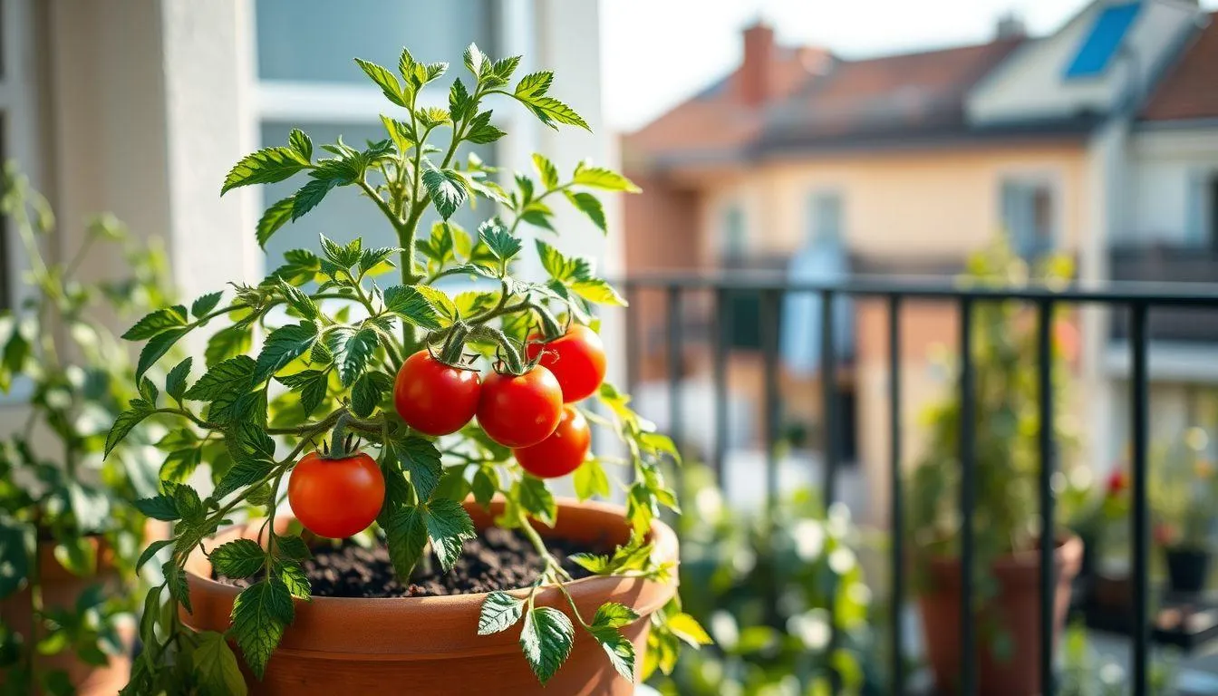 Cara Menanam Tomat di Pot untuk Lahan Terbatas (c) Ilustrasi AI