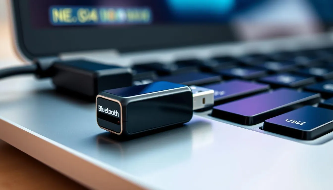 Menggunakan USB Bluetooth Adapter Eksternal