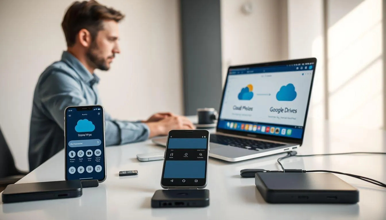 Memanfaatkan Penyimpanan Cloud dan Eksternal (credit:Image by AI)