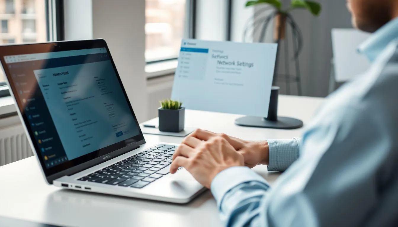 Reset Pengaturan Jaringan dan Konfigurasi TCP/IP (c) Ilustrasi AI