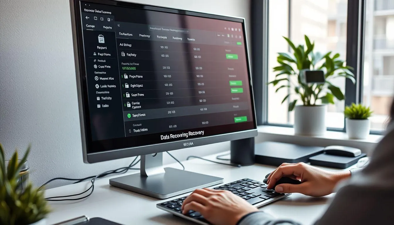 Menggunakan Software Recovery Profesional (c) Ilustrasi AI