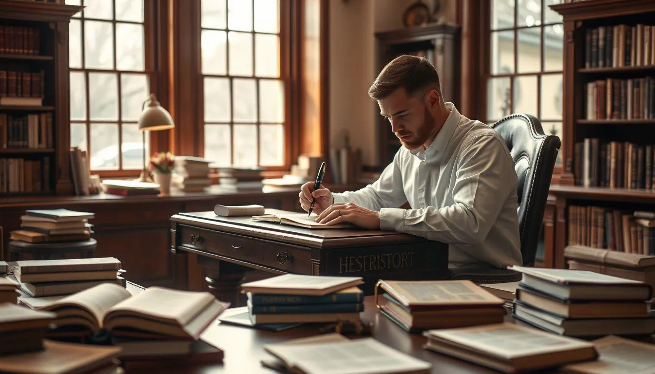 Pengertian dan Karakteristik Teks Esai (c) Ilustrasi AI