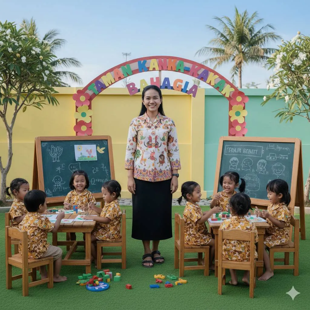 Contoh Surat Lamaran Kerja Guru PAUD untuk Yayasan  (c) Ilustrasi AI