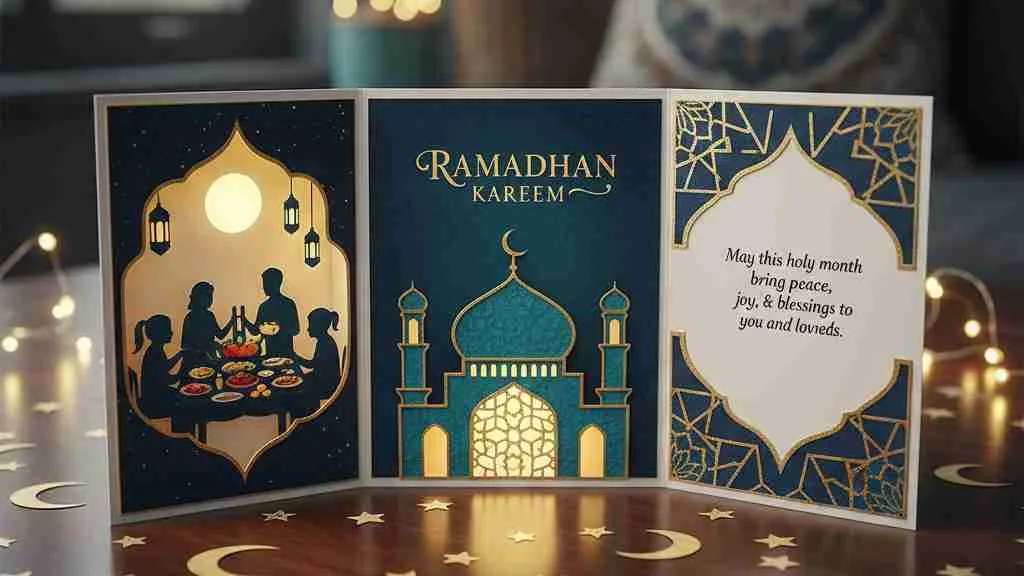 Tips Kreatif untuk Desain Kartu Ucapan Ramadhan yang Berkesan (c) Ilustrasi AI