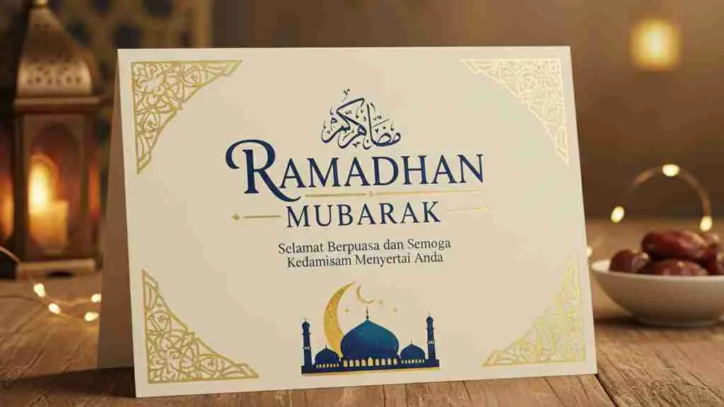 FAQ - Pertanyaan Umum tentang Desain Kartu Ucapan Ramadhan (c) Ilustrasi AI