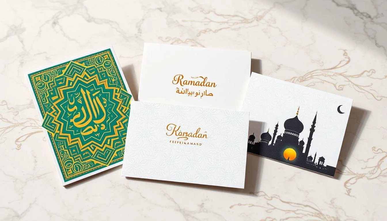 Jenis-Jenis Desain Kartu Ucapan Ramadhan Populer (c) Ilustrasi AI