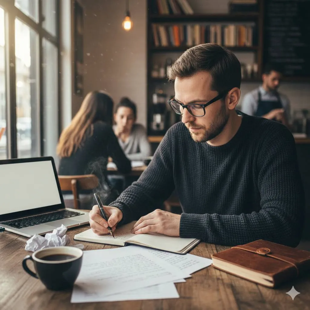 Perbedaan Kata Pengantar Cerpen dengan Jenis Karya Lain (c) Ilustrasi AI