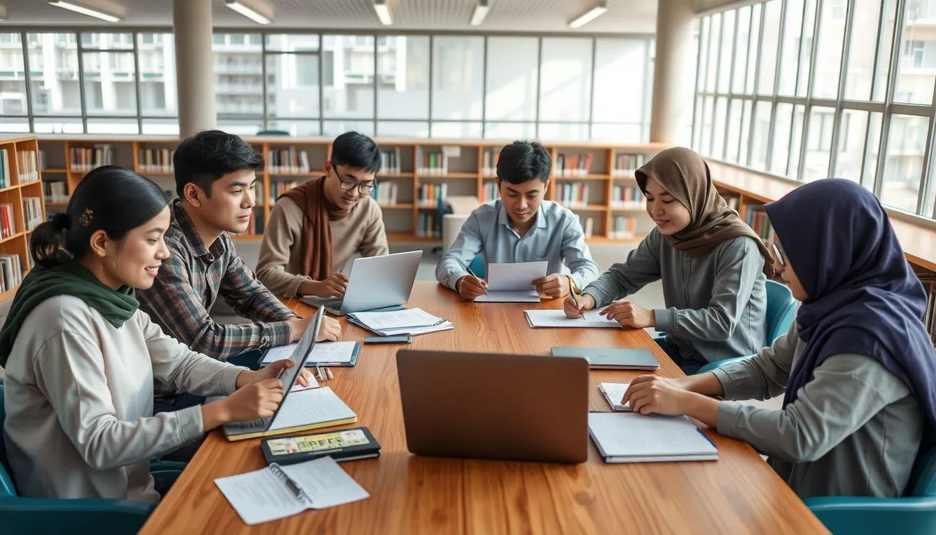 Struktur Penulisan Kata Pengantar Kelompok (c) Ilustrasi AI