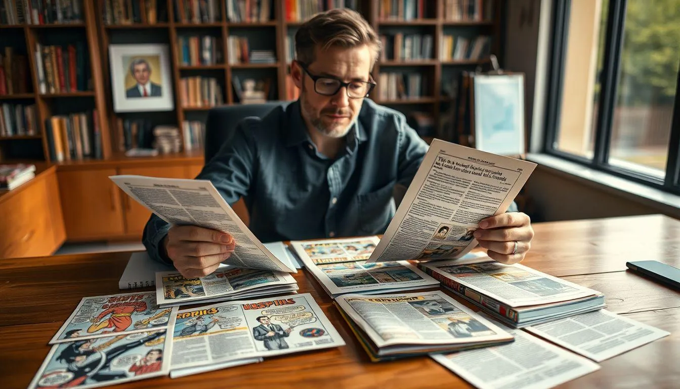 Jenis-Jenis Kata Pengantar Komik (c) Ilustrasi AI