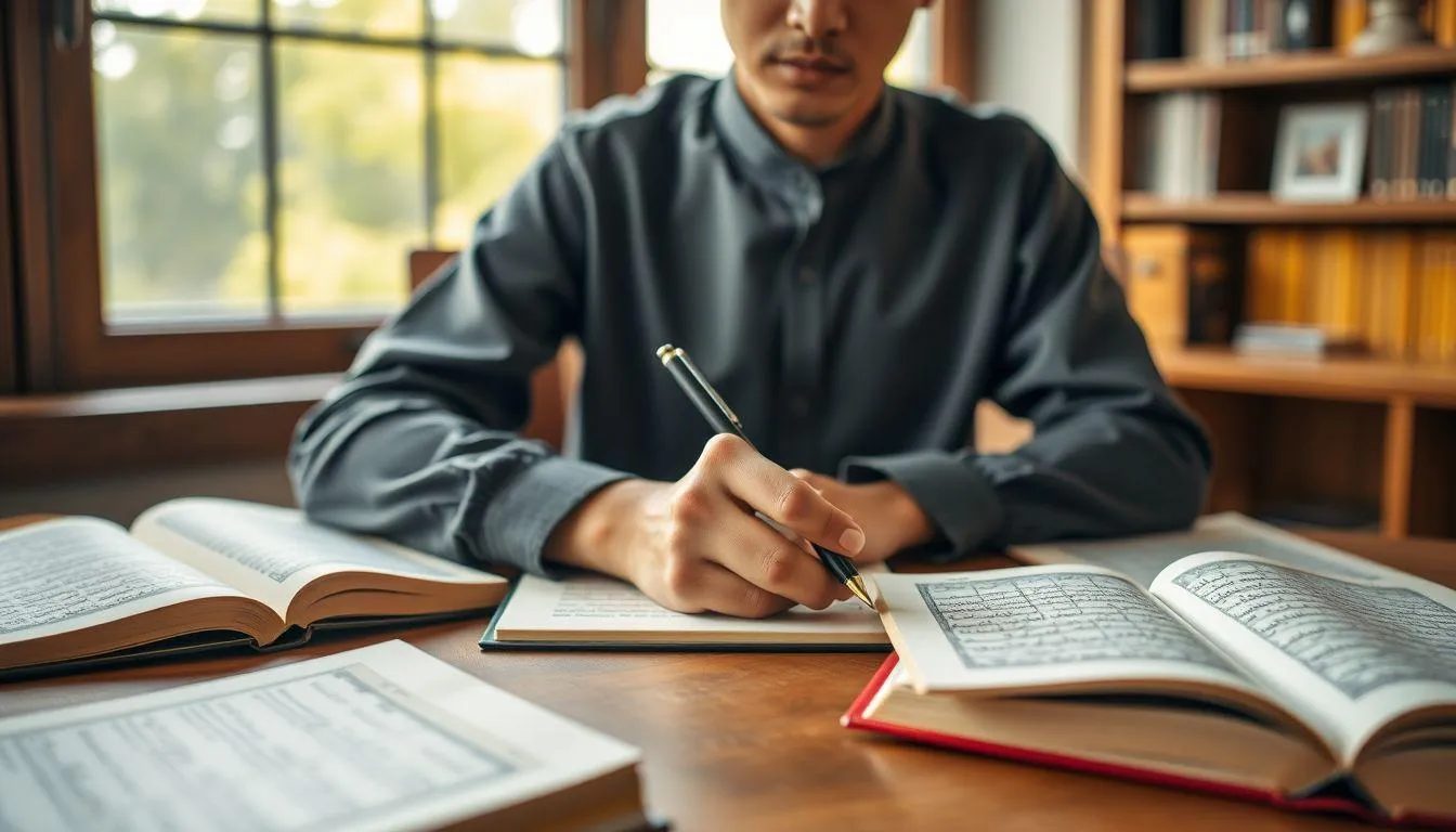 Struktur dan Komponen Kata Pengantar Makalah Agama (c) Ilustrasi AI