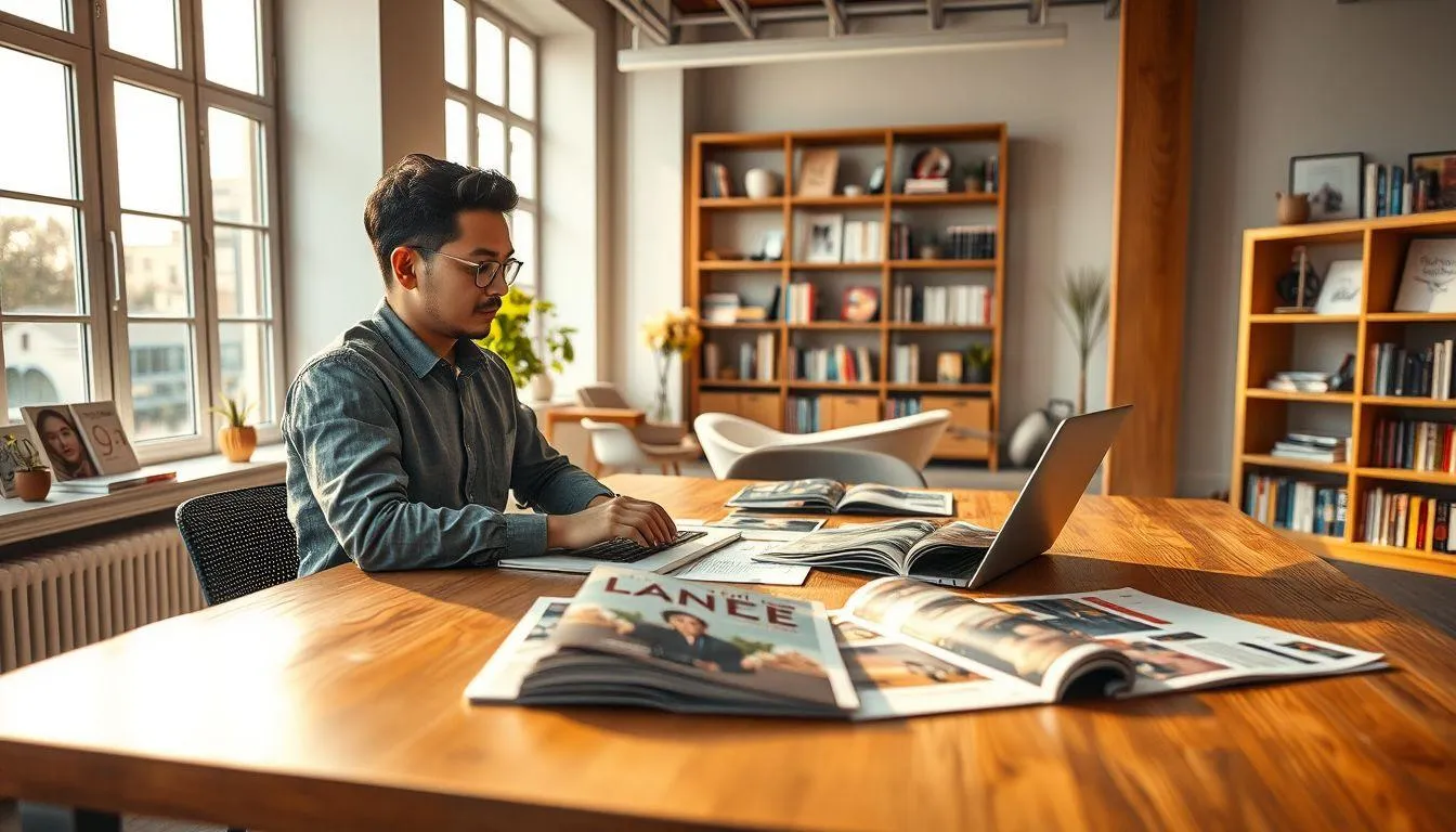 Struktur dan Komponen Kata Pengantar Majalah (c) Ilustrasi AI