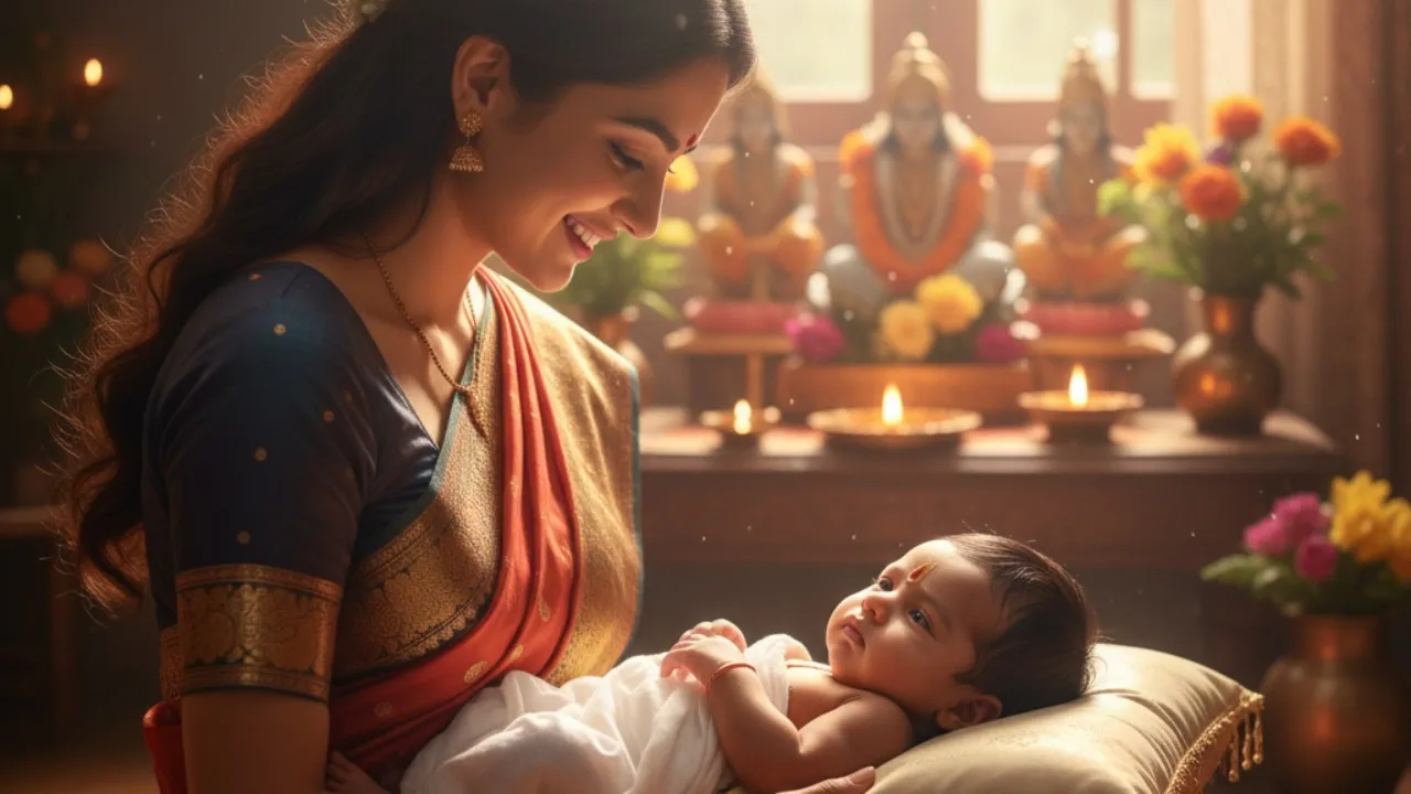 Makna dan Filosofi Nama Bayi Laki-Laki Hindu (c) Ilustrasi AI