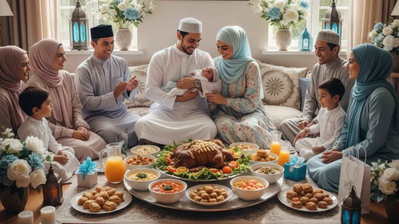 Tradisi Akikah dan Pemberian Nama (c) Ilustrasi AI