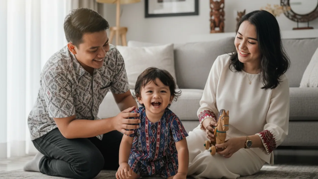 Tips Memilih Nama Bayi Laki-Laki Indonesia yang Tepat (c) Ilustrasi AI