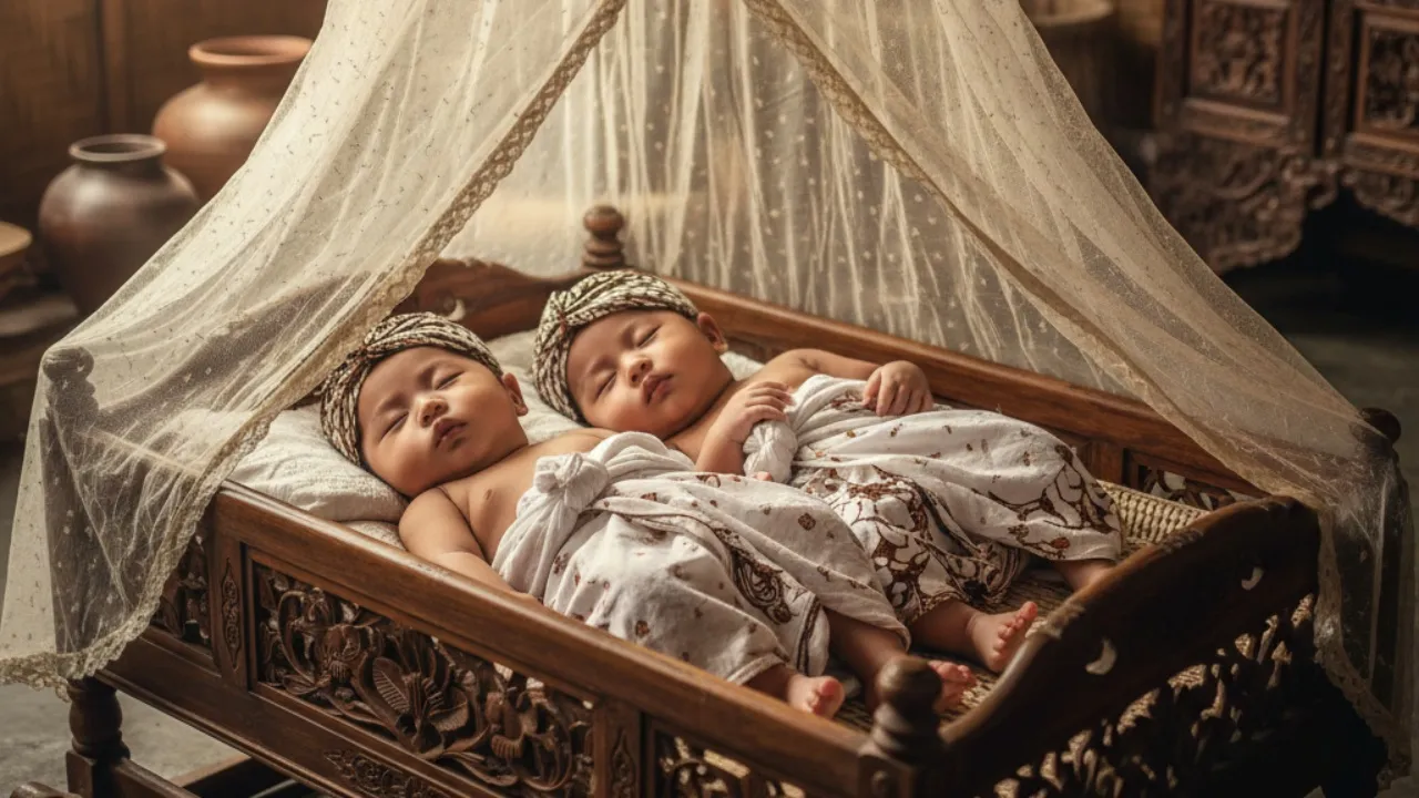 Nama Bayi Laki-Laki Kembar Tradisional Jawa (c) Ilustrasi AI