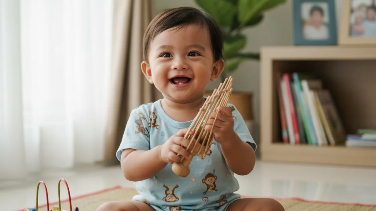 Rangkaian Nama Bayi Laki-Laki Indonesia yang Harmonis (c) Ilustrasi AI