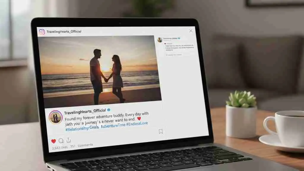 Contoh Relationship IG Caption untuk Berbagai Situasi (c) Ilustrasi AI