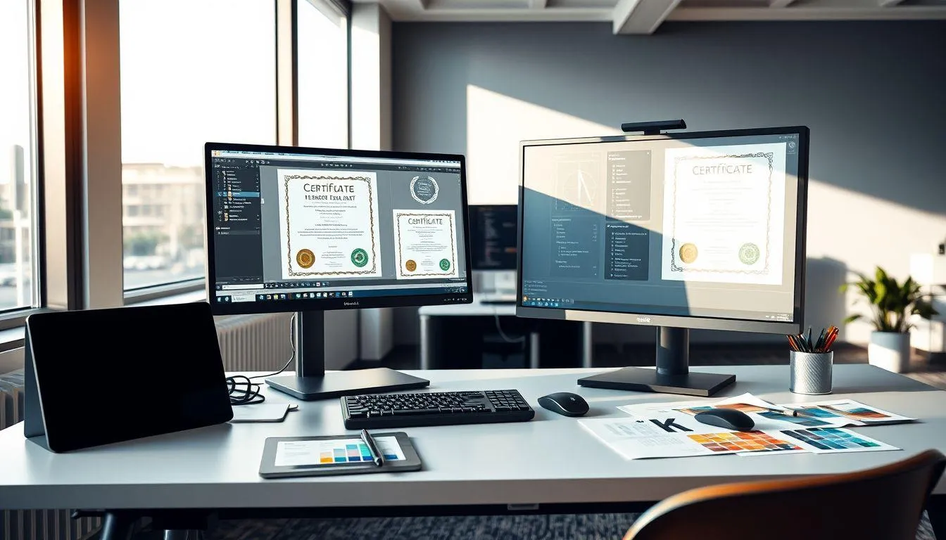 Platform dan Tools untuk Membuat Sertifikat (c) Ilustrasi AI