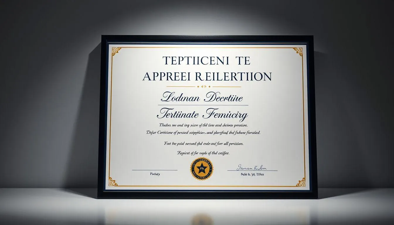 Tips Desain dan Presentasi Sertifikat (c) Ilustrasi AI