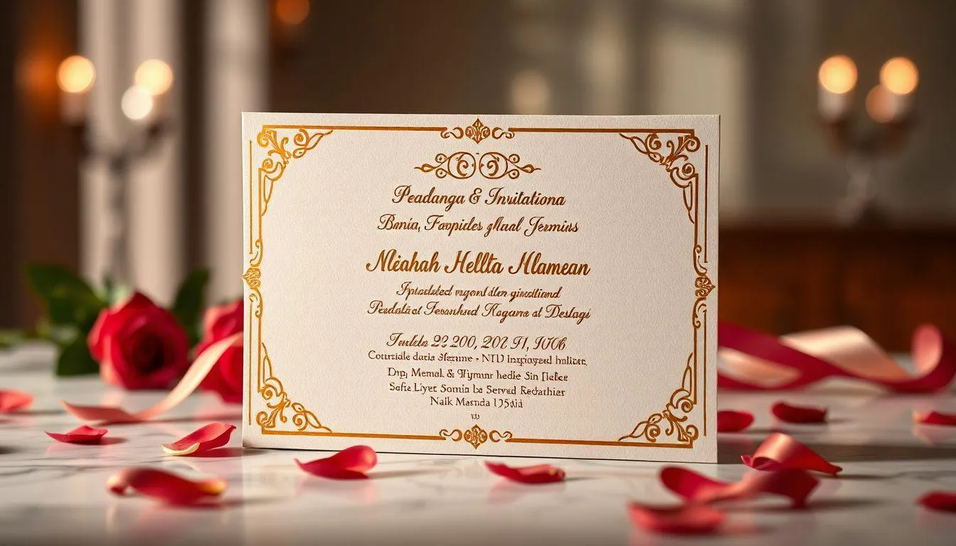 Struktur dan Komponen Ucapan Undangan Pernikahan (c) Ilustrasi AI