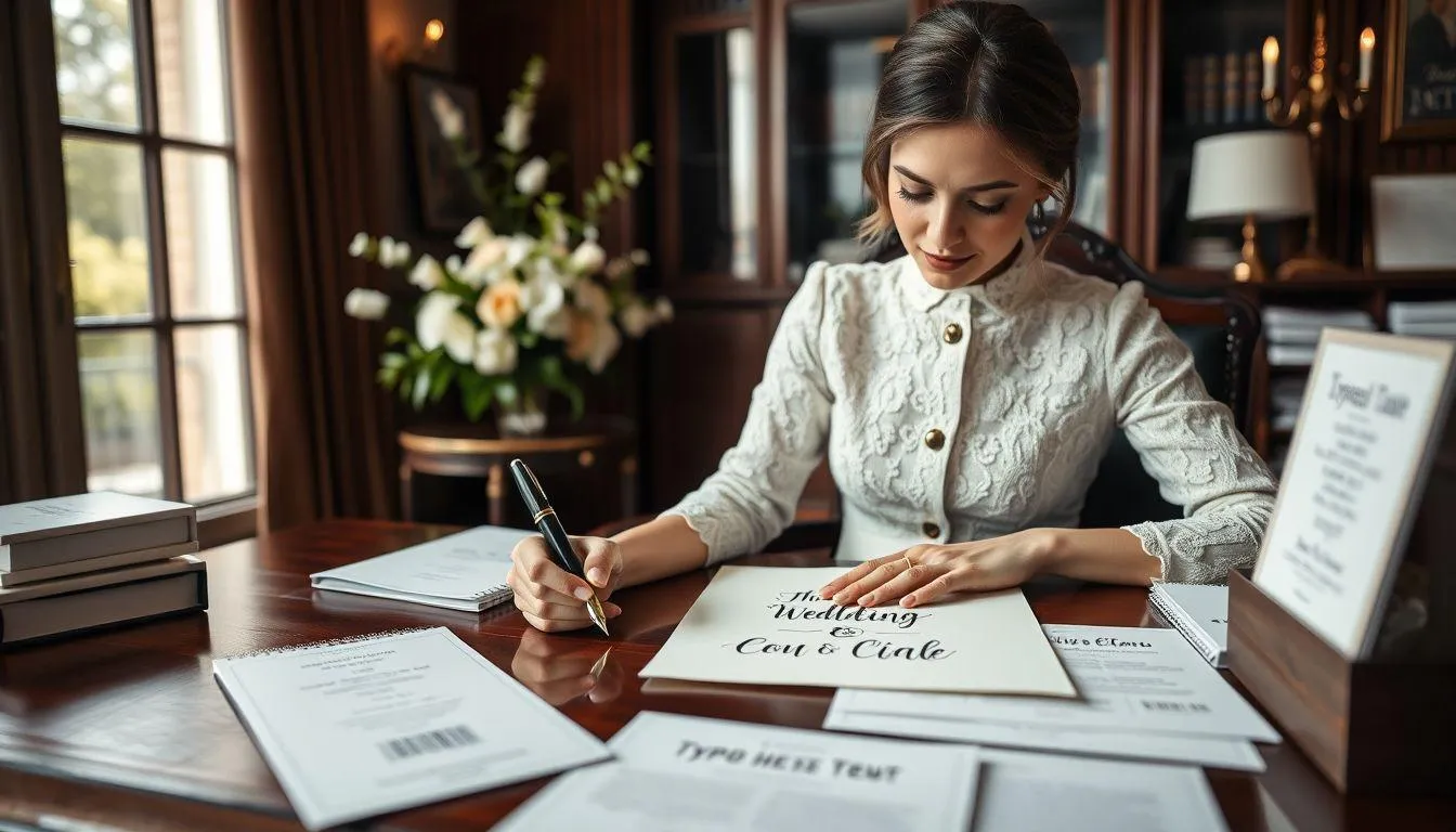 Tips Menulis Ucapan Undangan Pernikahan yang Efektif (c) Ilustrasi AI