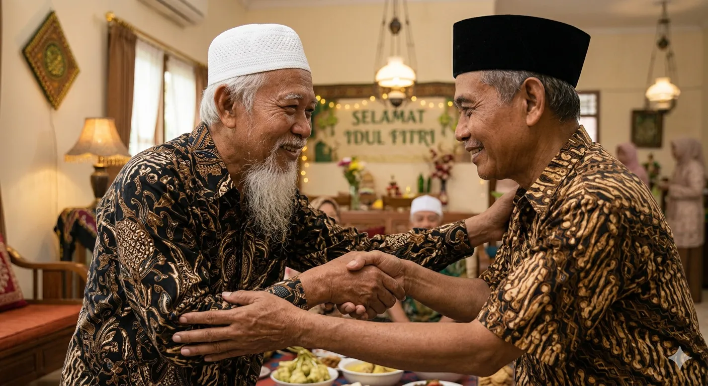 Pantun Idul Fitri Berisi Doa dan Harapan (c) Ilustrasi AI