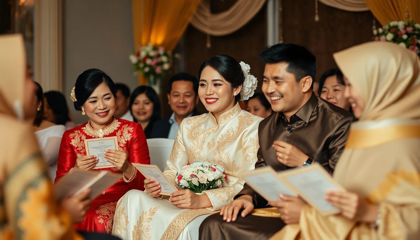 Jenis-Jenis Pantun Ucapan Pernikahan Lucu (c) Ilustrasi AI