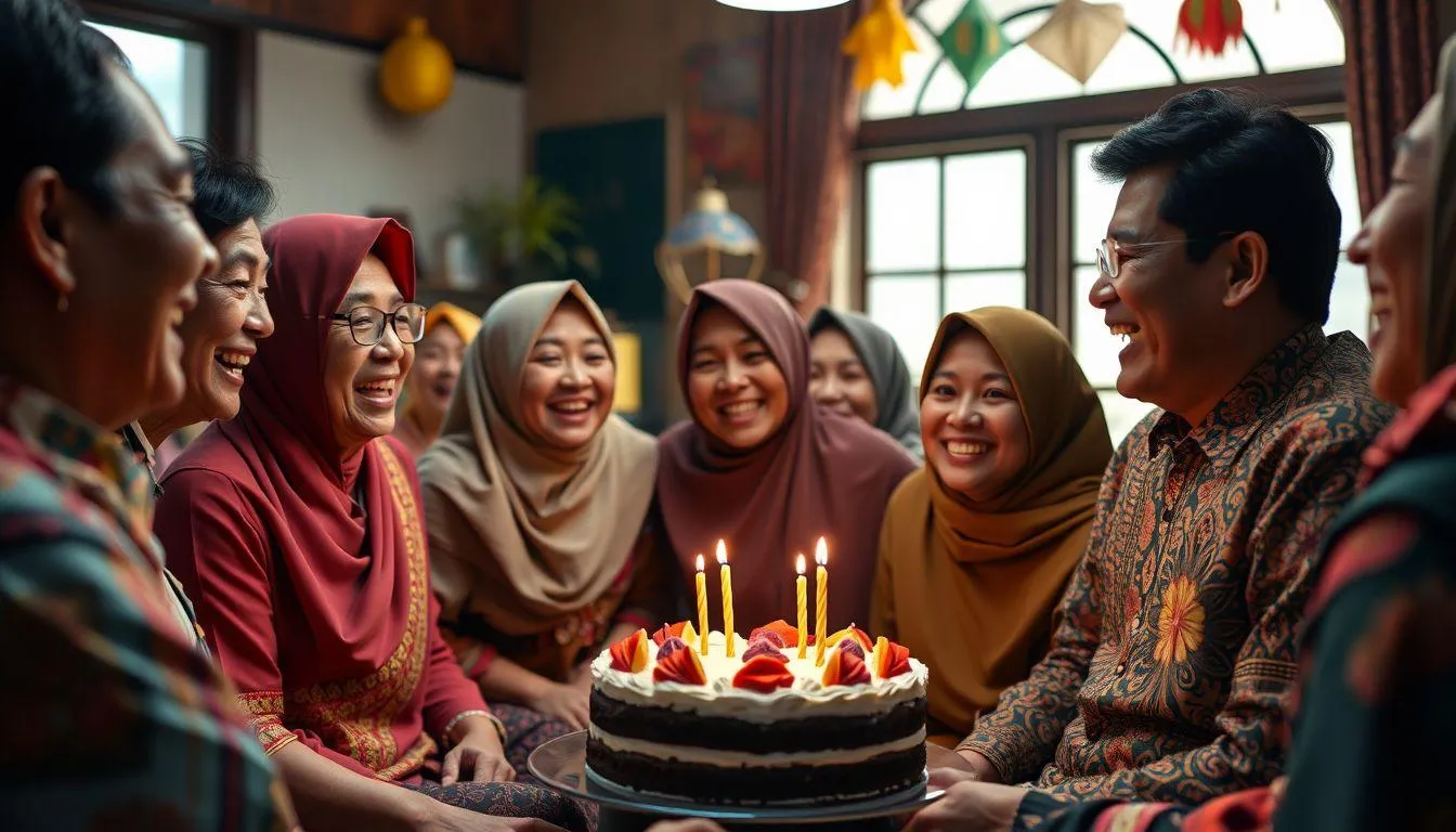 Pengertian dan Karakteristik Pantun Ucapan Ulang Tahun Lucu (c) Ilustrasi AI