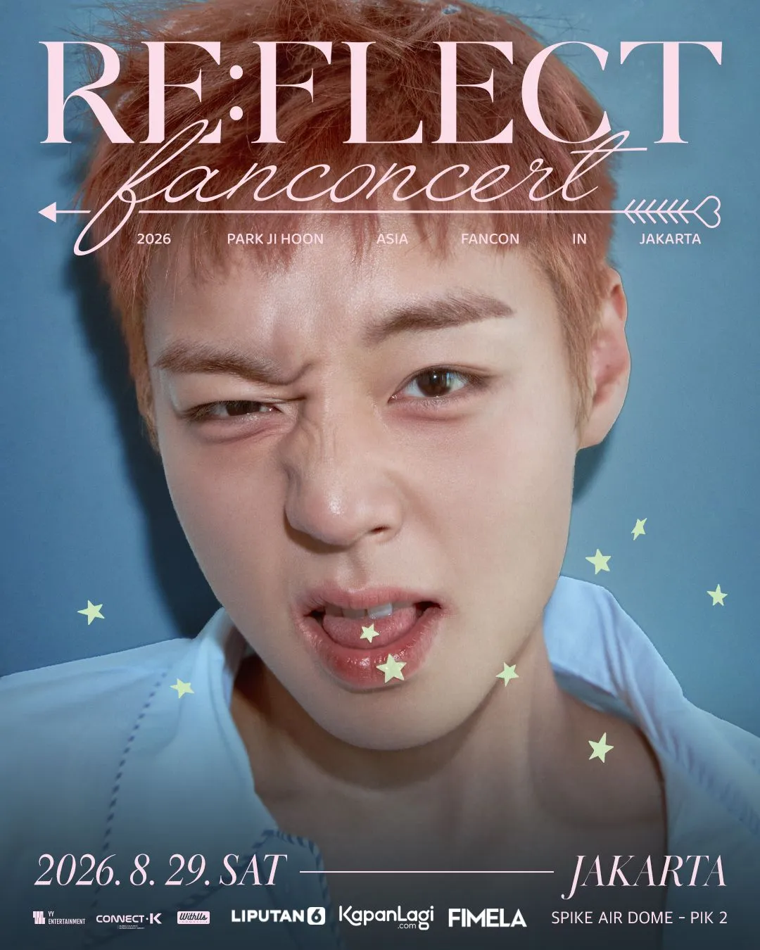 Poster fanmeeting Park Ji Hoon di Jakarta. (WithUs Indonesia)