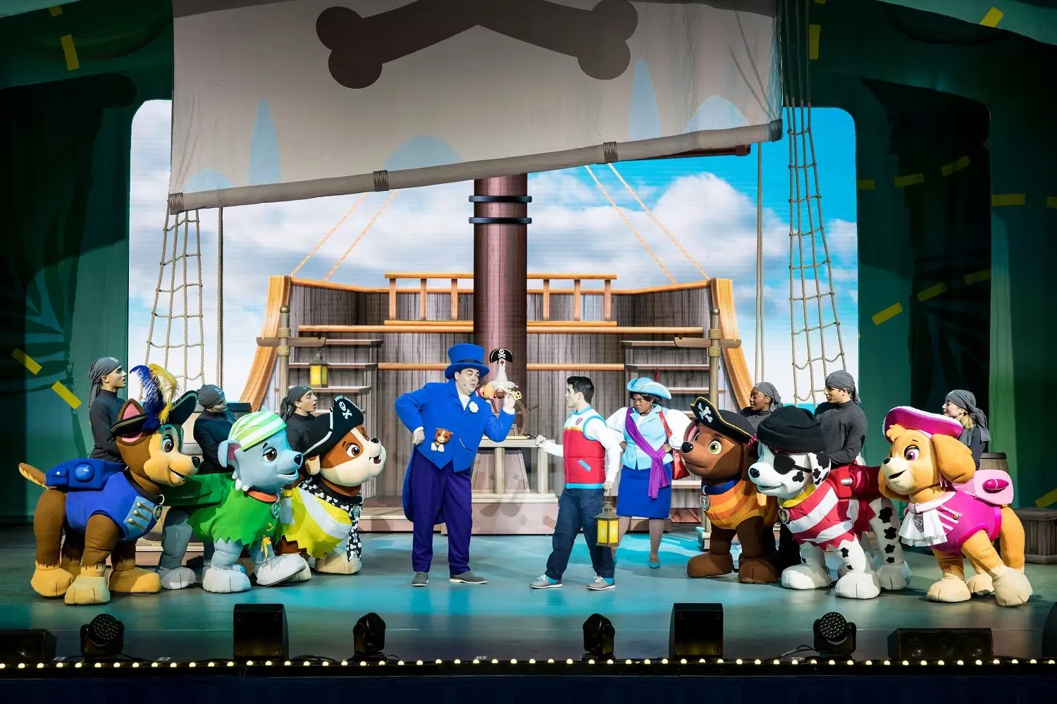 PAW Patrol Live "The Great Pirate Adventure". (sumber: pawpatrollive)