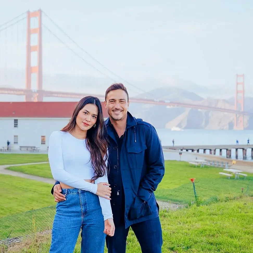 Raisa dan Hamish Daud di San Francisco © instagram/hamishdw