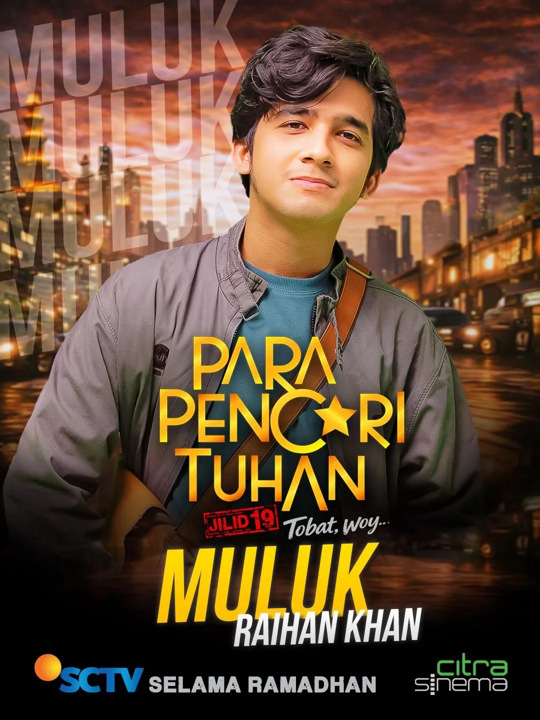 Raihan Khan pakai baju abu-abu biru Â© instagram.com/deddy_mizwar
