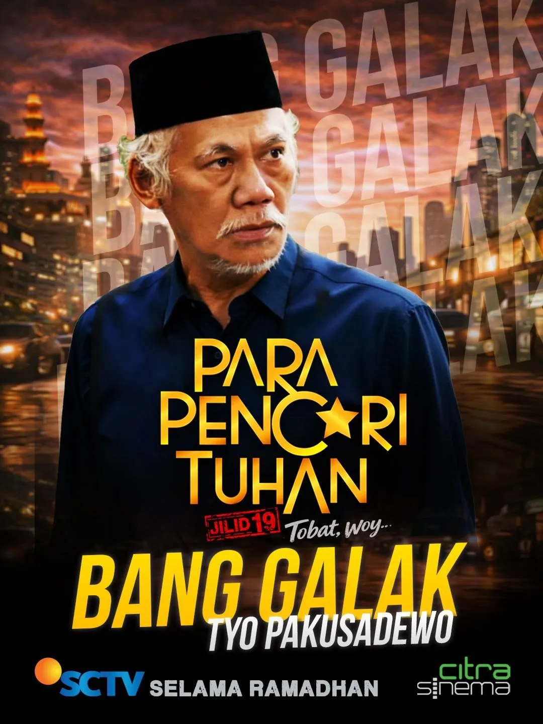 Tyo Pakusadewo pakai kopiah hitam Â© instagram.com/deddy_mizwar