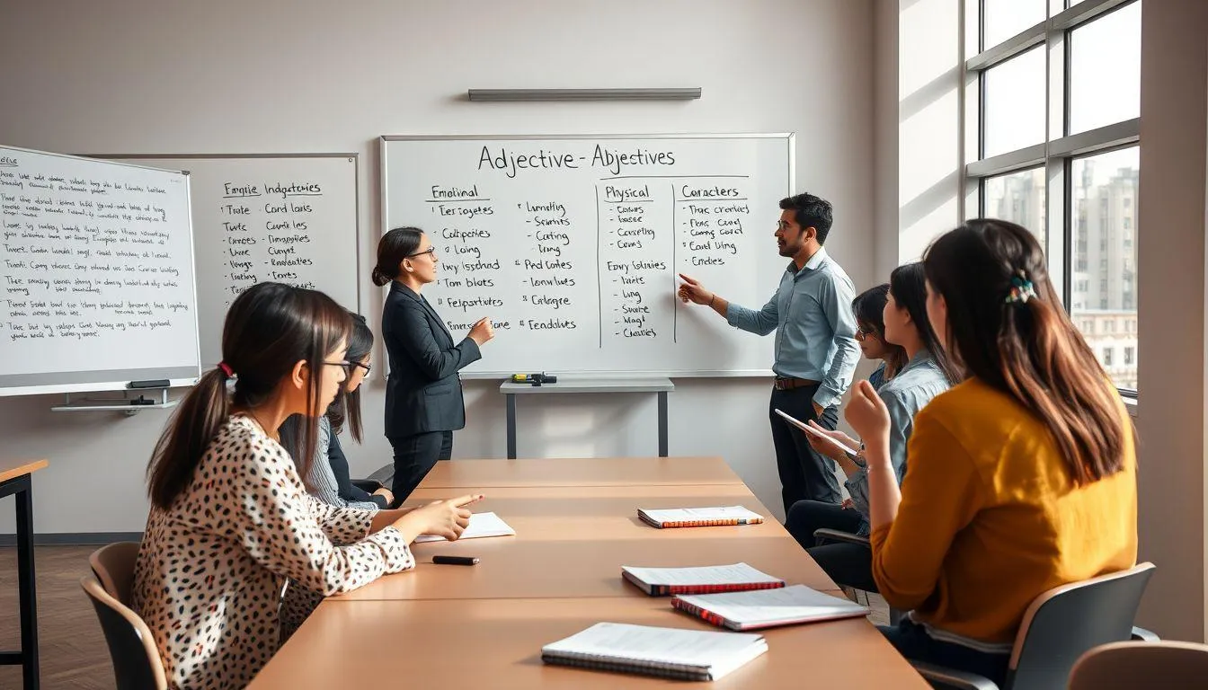 Jenis-Jenis Persamaan Kata Sifat Berdasarkan Kategori (c) Ilustrasi AI