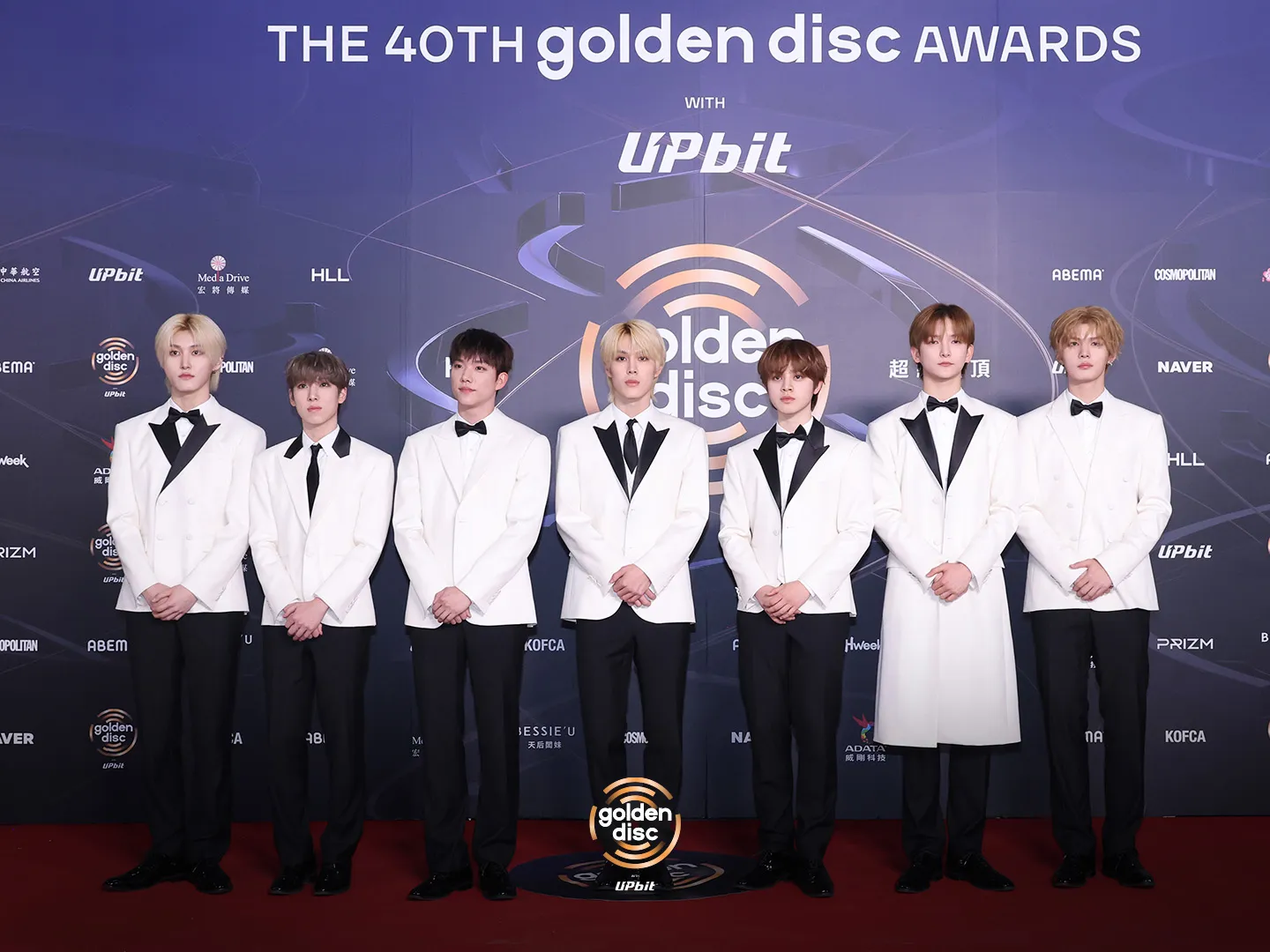 ARcC di red carpet 40th GDA (credit: x.com/_GoldenDisc)