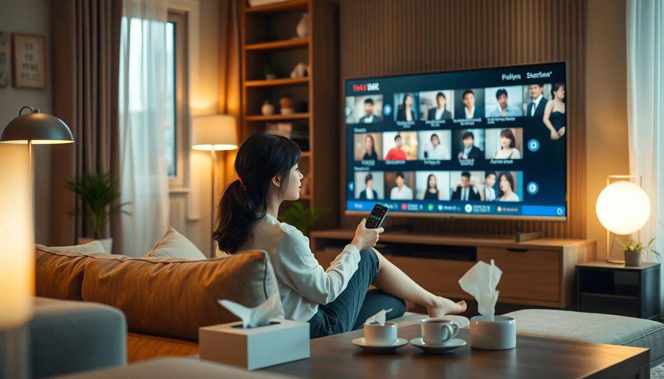 Tips Memilih Drama Korea yang Tepat Saat Putus Asa (c) Ilustrasi AI