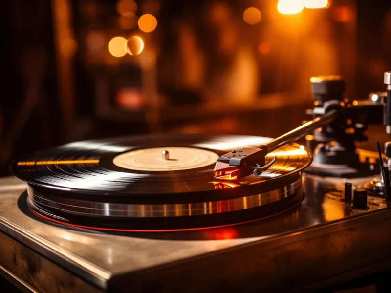 Ilustrasi vinyl record (credit: Ilustrasi AI)