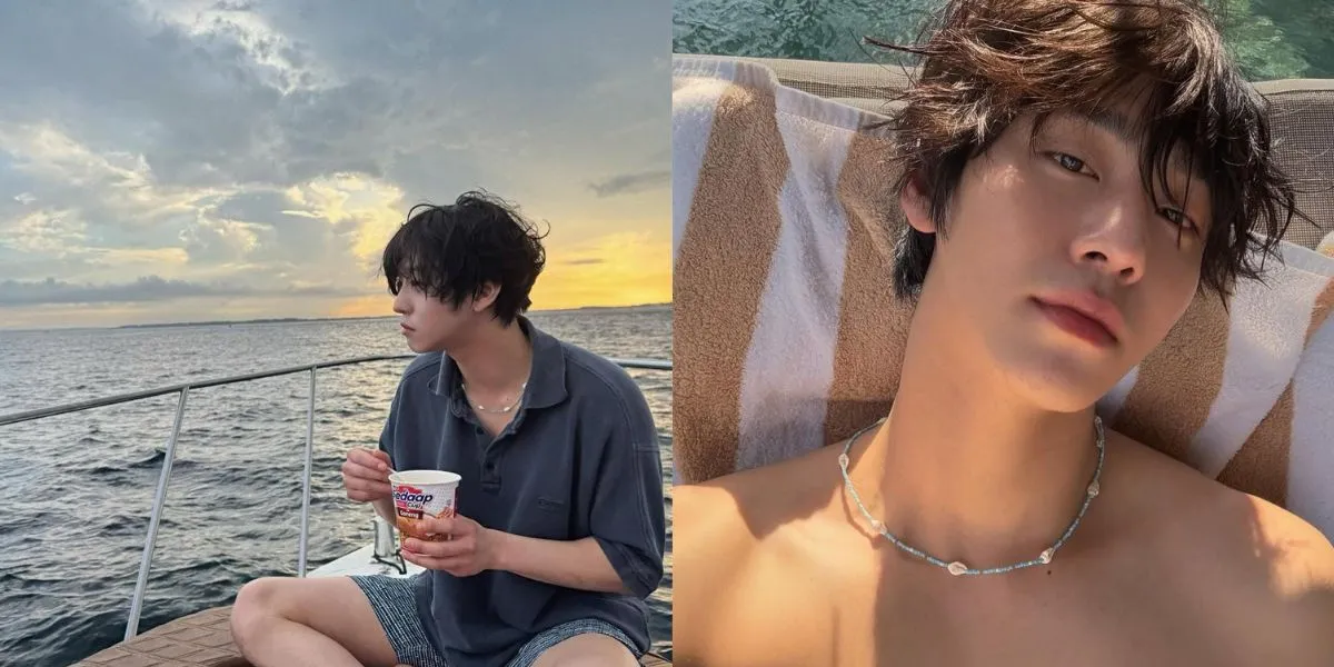 Potret Ahn Hyo Seop di Bali (Image by imhyoseop on Instagram)