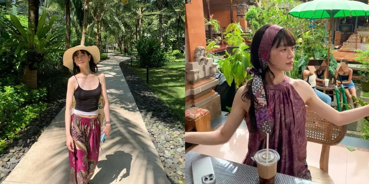 Potret Park Gyu Young di Bali (Image by lavieenbluu on Instagram)