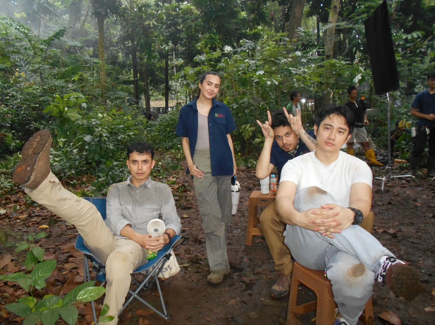 Beby Tsabina, Kenny Austin, Jourdy Pranata, dan Kevin Julio (credit: instagram/bebytsabina)