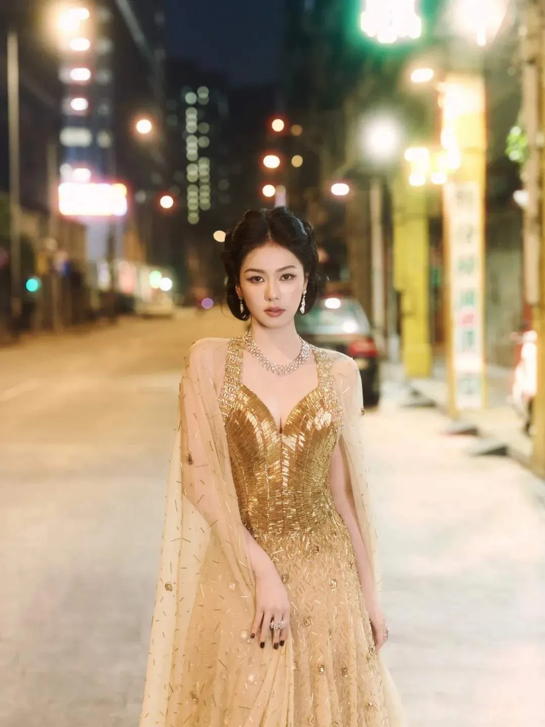 Potret Cantik Bai Lu di iQiyi Scream Awards 2025(credit: instagram/bailu_indian_fanpage)