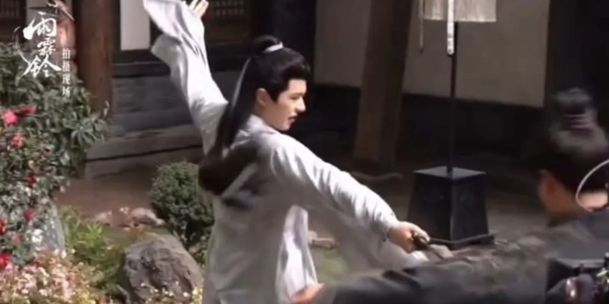 Aksi Fang Yilun di drama Zhan Zhao Adventures (Credit: Zhan Zhao Adventures)