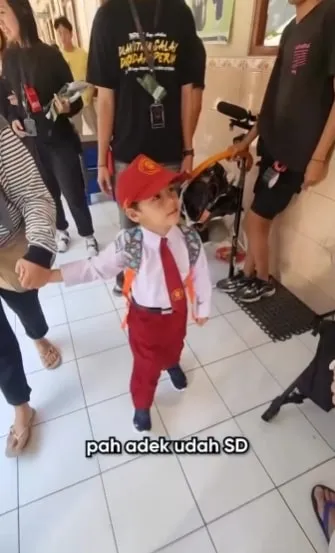 Kenzo: "Pah, Adek Udah SD"