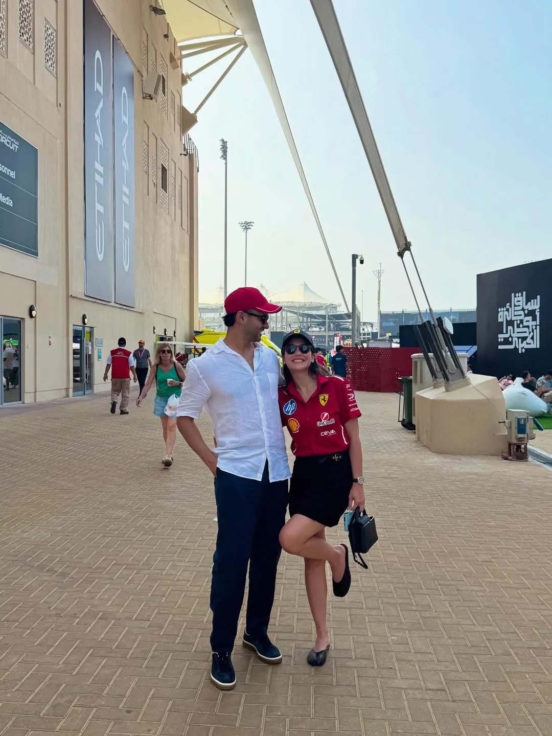 Potret Pevita Pearce Pertama Kali Nonton F1 Langsung (credit: instagram/pevpearce)