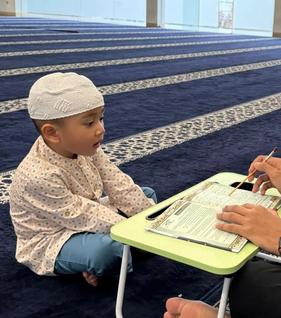 Momen Rayyanza Belajar Ngaji yang Viral