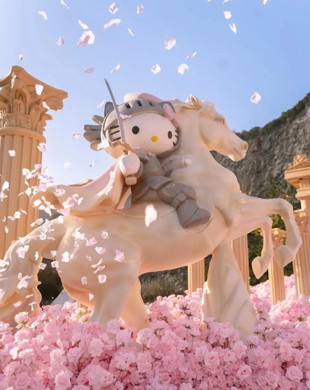 Pria di Hangzhou China bangun kuil Hello Kitty untuk lamar kekasih (credit:instagram.com/kindnessfact)