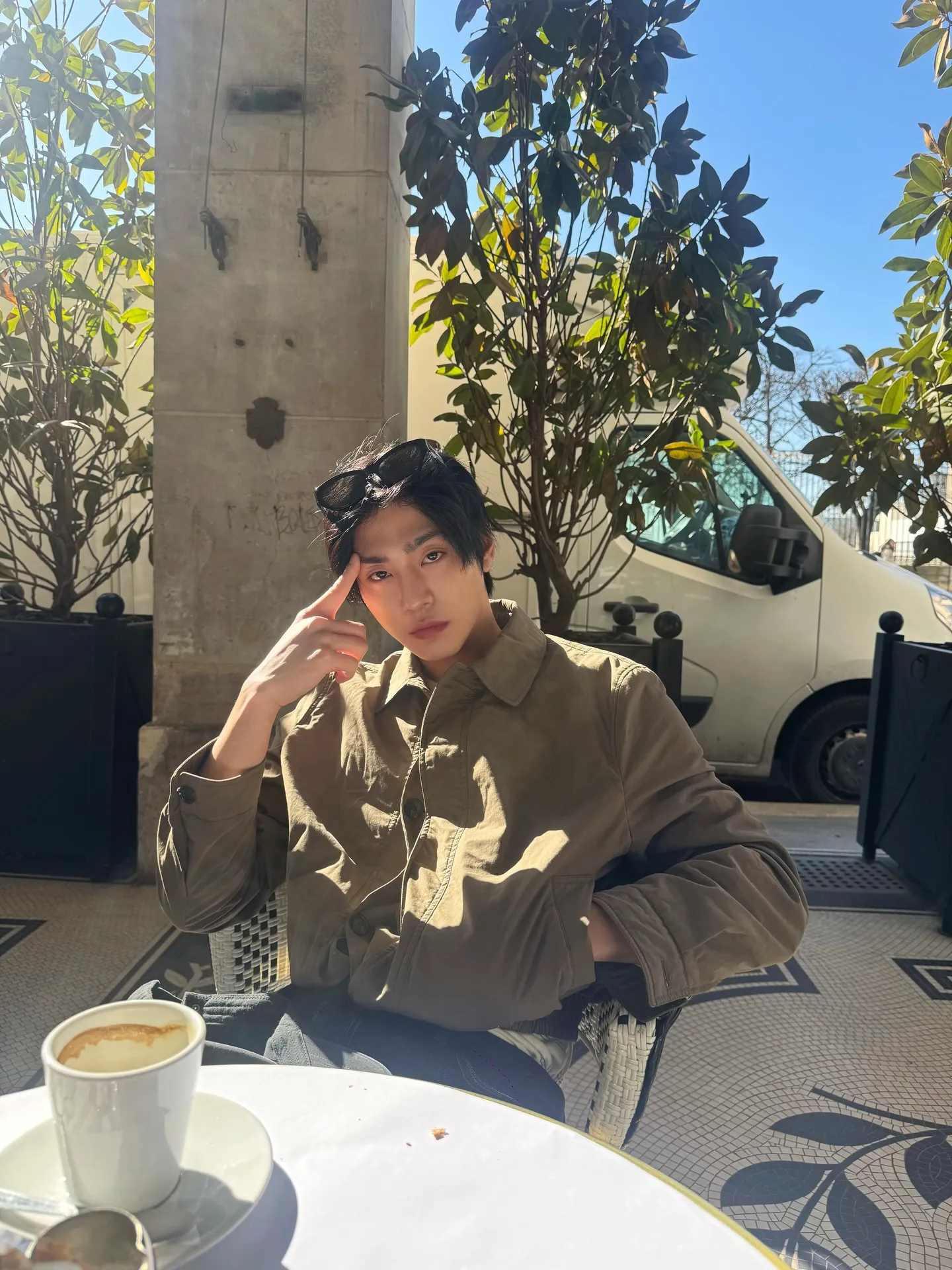Ahn Hyo Seop sedang bersantai/Instagram.com/imhyoseop