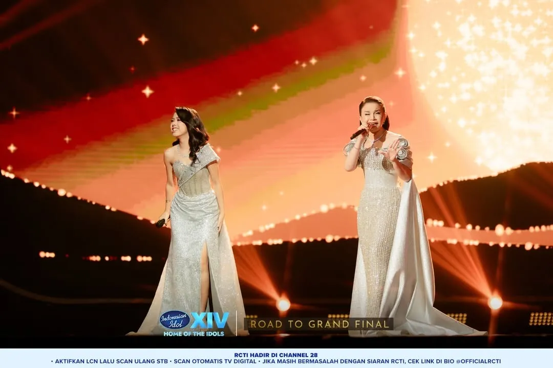 Celyna Grace nyanyi bersama Rossa © instagram.com/indonesianidol